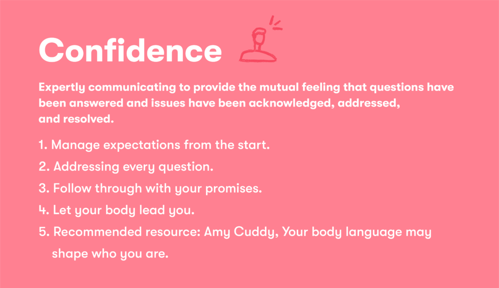 Customer service skill 14 confidence