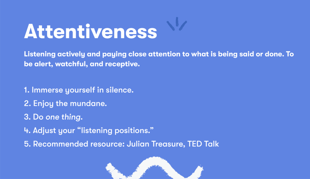 Customer service skill 7 attentiveness